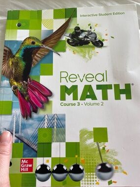 Reveal Math Course 3 Volume 2 Textbook - White & Green Cover